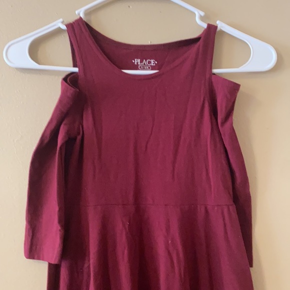 Burgundy girls dress great condition 💕 - Picture 2 of 4